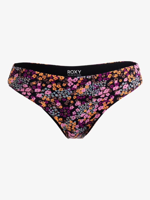 5 Printed Beach Classics - Hipster Bikini Bottoms for Women Black ERJX404677 Roxy