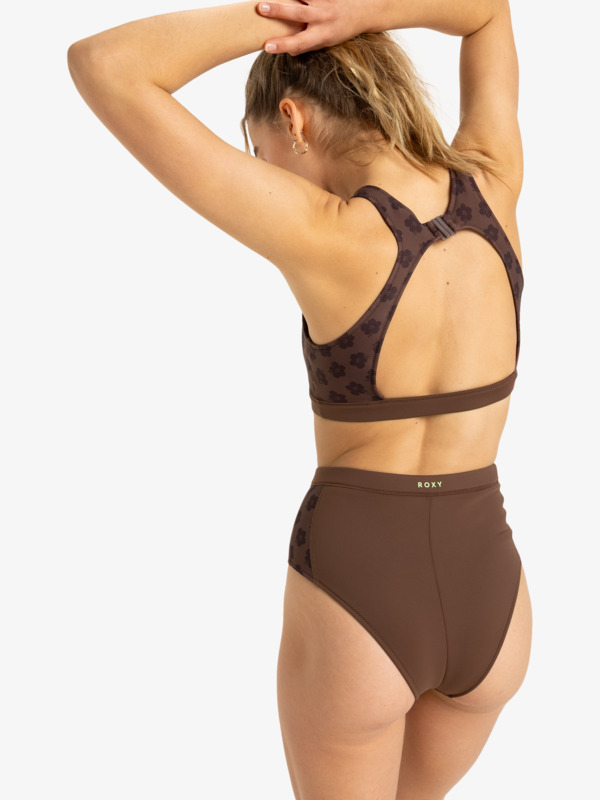 8 Roxy Pro Wave - Bragas de bikini hipster para mujer Marron ERJX404893 Roxy