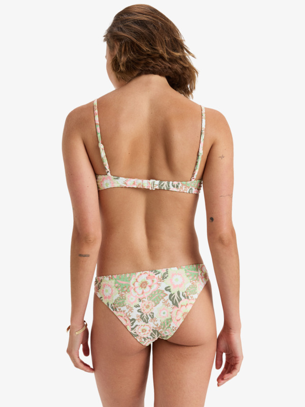 9 Canarias - Braguita de bikini de cobertura moderada para Mujer Verde ERJX404914 Roxy