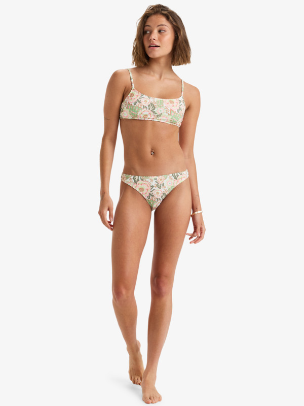 8 Canarias - Mutandina bikini con copertura media da Donna Green ERJX404914 Roxy