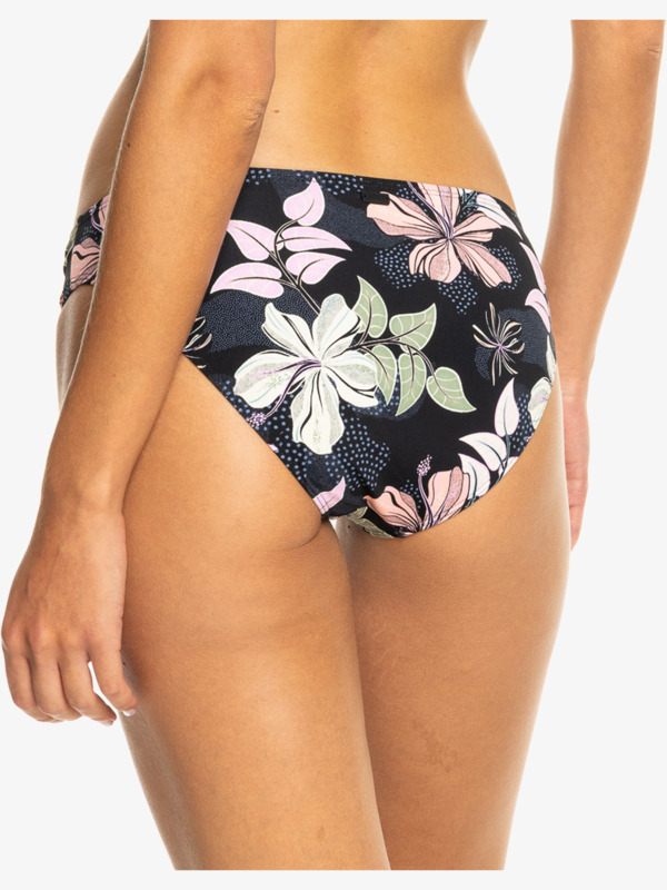 3 Beach Classics - Braguita de bikini de cobertura completa para Mujer Negro ERJX404933 Roxy