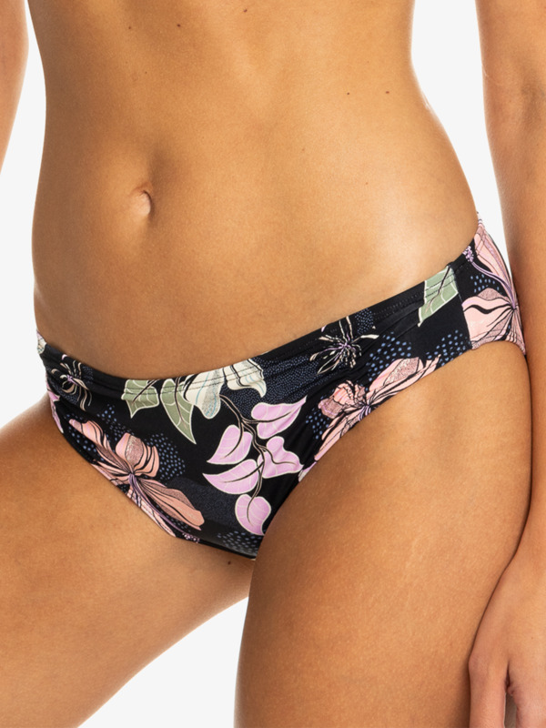 1 Beach Classics - Braguita de bikini de cobertura completa para Mujer Negro ERJX404933 Roxy