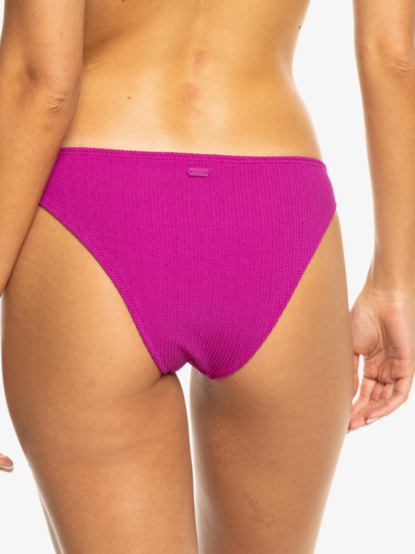 3 Aruba - Mutandina bikini con copertura media da Donna Pink ERJX404935 Roxy