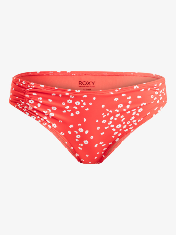 4 Pt Beach Classics - Medium Coverage Bikini Bottoms for Women Red ERJX404985 Roxy