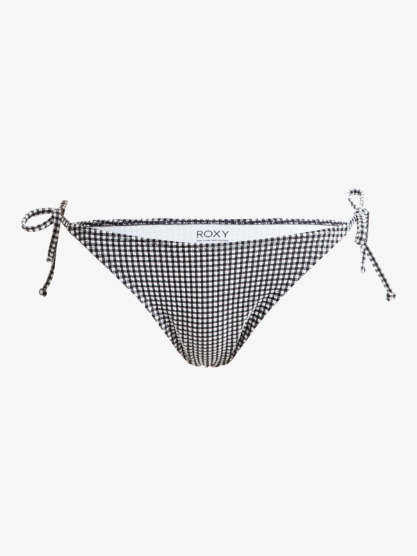 4 Gingham - Slip bikini cheeky da Donna Black ERJX404993 Roxy