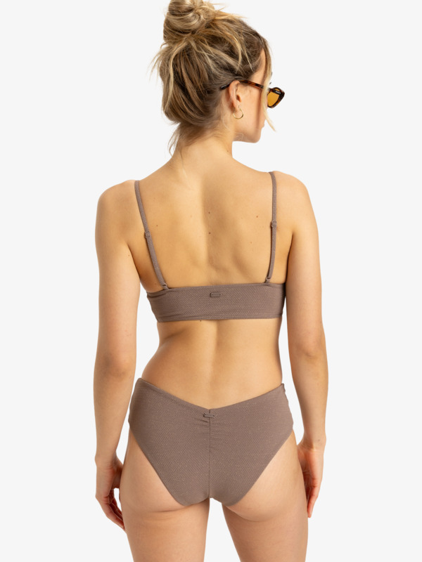 3 Lasca - Bikinihose mit mittlerer Bedeckung für Frauen Braun ERJX405009 Roxy