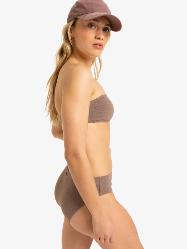 1 Lasca  - Bas de maillot de bain emboîtant Femme Marron ERJX405010 Roxy