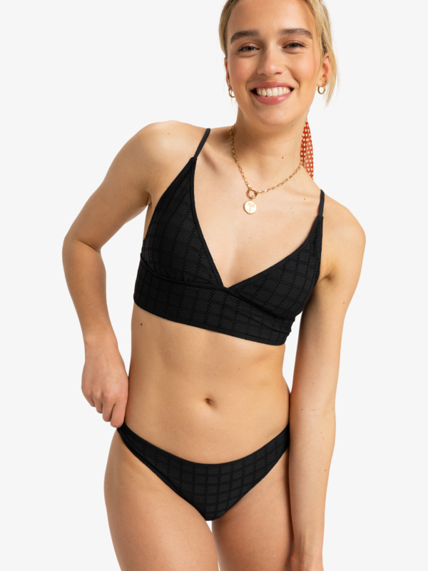 0 Camilo - Classic Bikini Bottoms for Women Black ERJX405030 Roxy