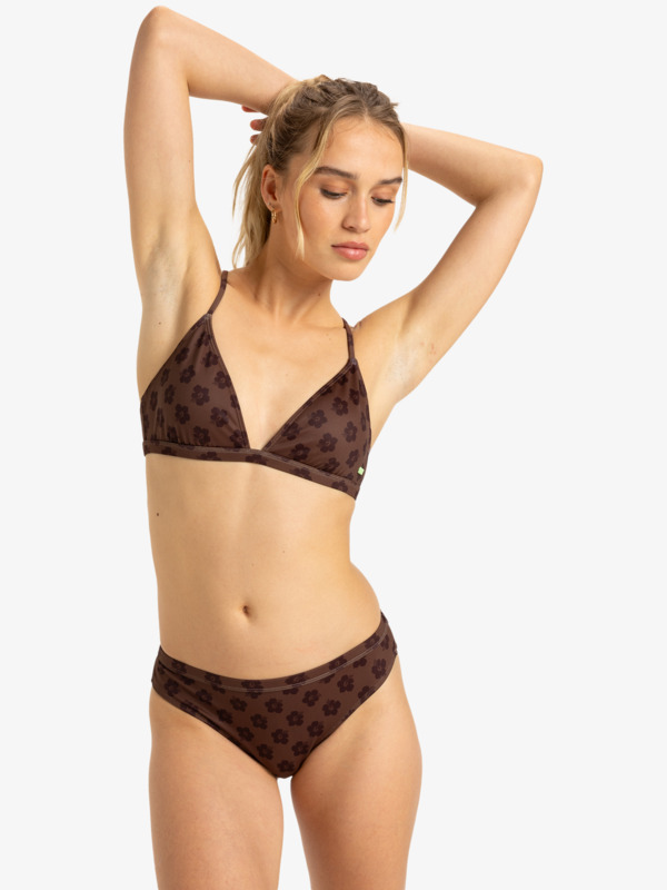 0 Roxy Pro - Cheeky bikinibroekje voor Dames Brown ERJX405041 Roxy