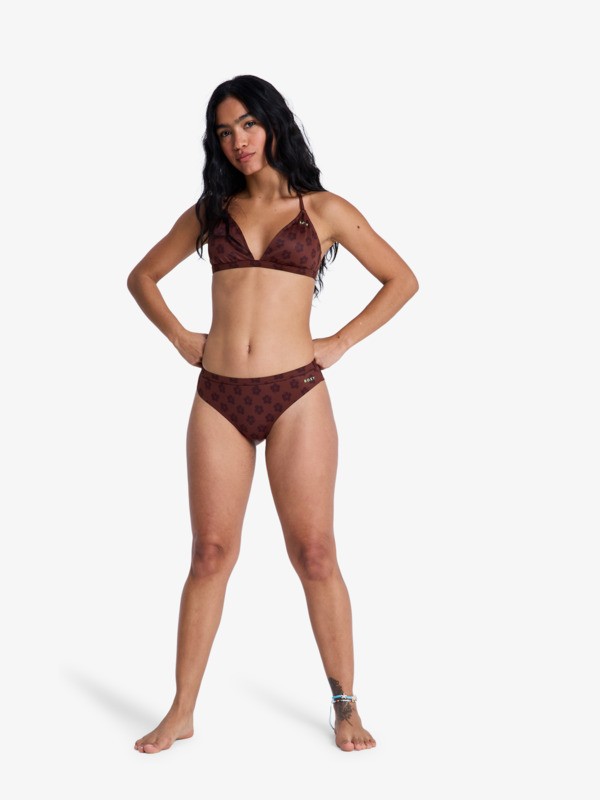 3 Roxy Pro - Cheeky Bikini Bottoms for Women Brown ERJX405041 Roxy