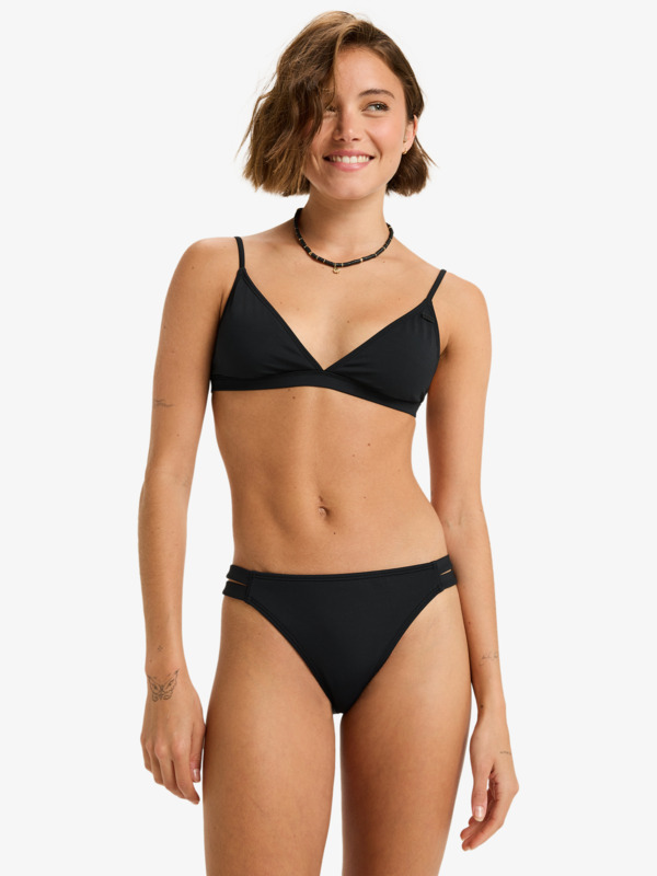 0 Beach Classics - Bikinihosen für Damen Schwarz ERJX405047 Roxy