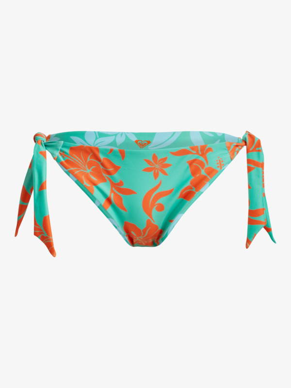 9 Hula Hibiscus - Bragas de bikini envolventes para mujer Blanco ERJX405069 Roxy