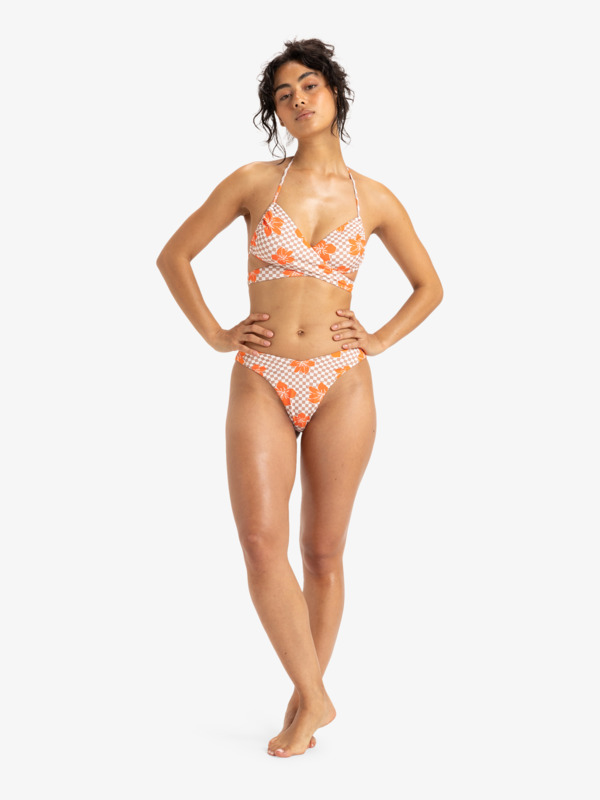 2 Mini Hula - Bragas de bikini cheeky para mujer Marron ERJX405070 Roxy