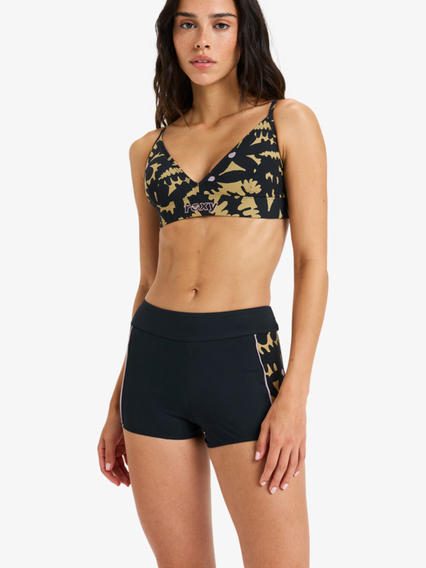 0 Roxy Active Shorty - Bikiniunterteil für Frauen Schwarz ERJX405120 Roxy