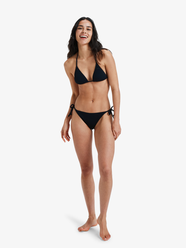4 Kauai Moderate - Tie Side Bikini Bottoms for Women Black ERJX405148 Roxy