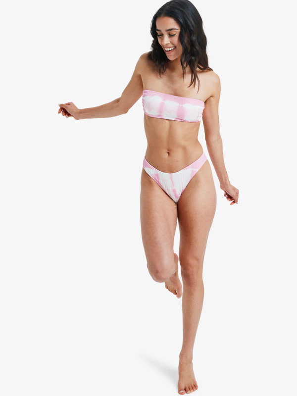 roxy, Sunrise High Leg - Cheeky Bikini Bottoms for Women, BONBON (met0) 4 Sunrise High Leg - Cheeky Bikini Bottoms for Women Pink ERJX405158 Roxy