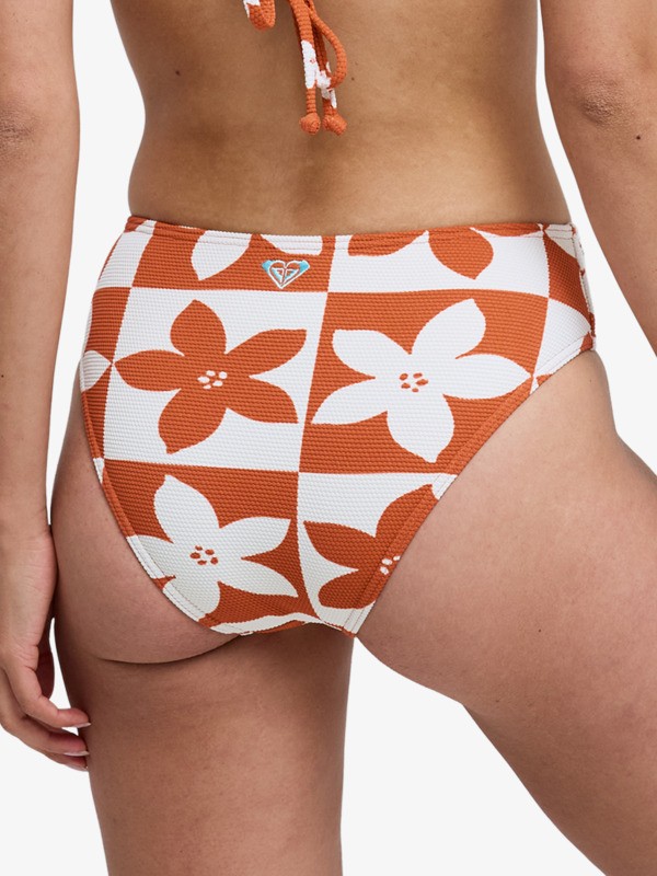 4 Hazy Days - High Rise Bikini Bottoms for Women Orange ERJX405171 Roxy