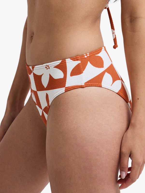 1 Hazy Days - High Rise Bikini Bottoms for Women Orange ERJX405171 Roxy