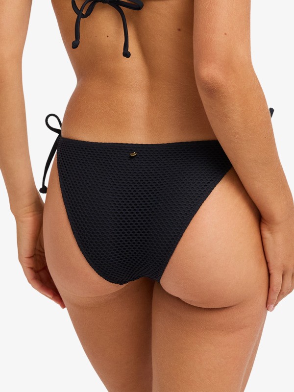 3 Roxy Island - Bikinihose zum Binden an der Seite f&uuml;r Frauen Schwarz ERJX405199 Roxy