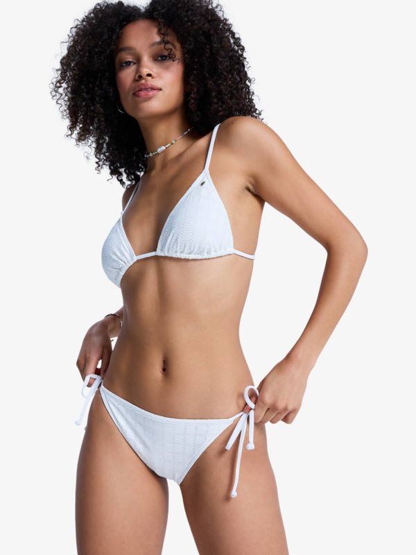 3 Roxy Island - Bikinihose zum Binden an der Seite f&uuml;r Frauen Weiss ERJX405199 Roxy