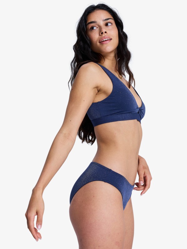 1 Roxy Shine - Bas de bikini hipster pour Femme Bleu ERJX405204 Roxy