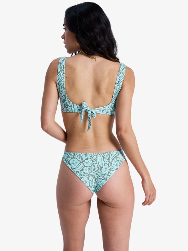 4 Wildside Paisley - Bas de bikini classique pour Femme Vert ERJX405219 Roxy