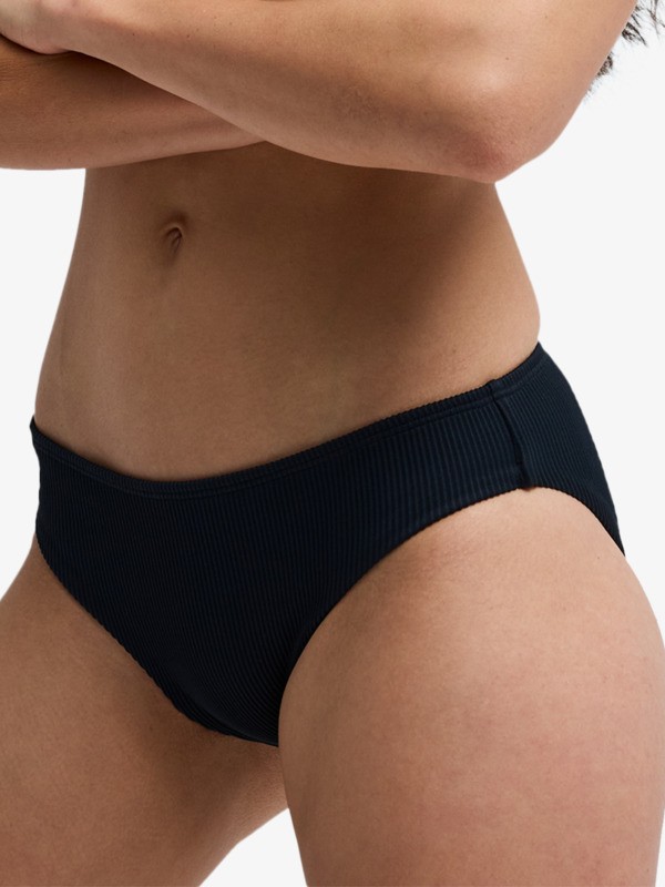 1 Roxy Love - High Rise Bikini Bottoms for Women Black ERJX405224 Roxy