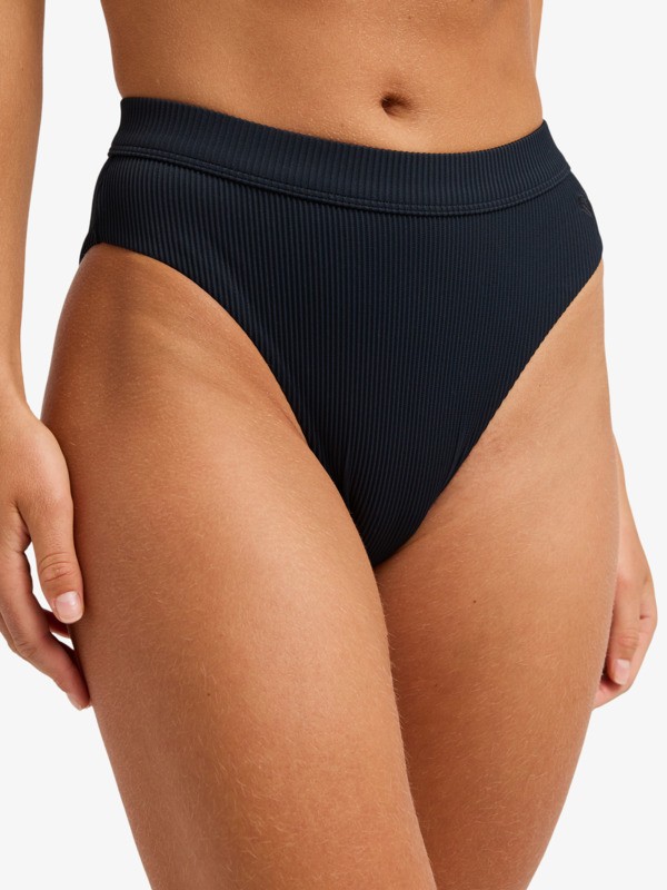 2 Roxy Love - High Rise Bikini Bottoms for Women Black ERJX405226 Roxy