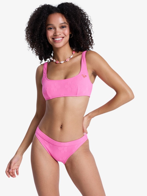 0 Roxy Paradise - Bas de bikini classique pour Femme Rose ERJX405230 Roxy