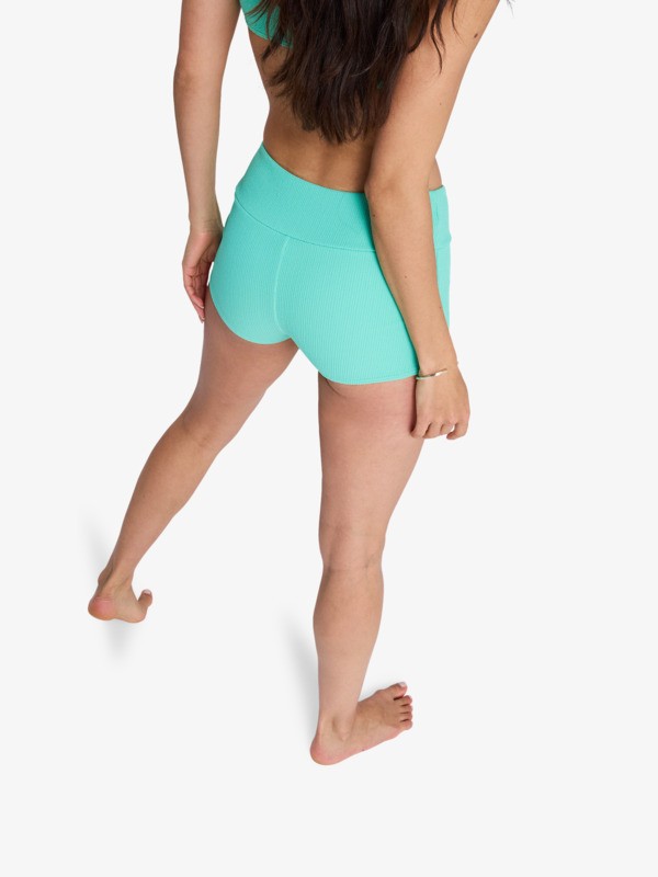 4 Roxy Sunshine - Bikiniunterteil mit hohem Bund für Frauen Grün ERJX405235 Roxy