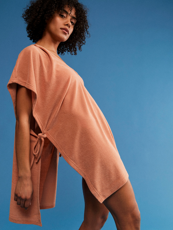Roxy Sand Dune Copricostume Donna – Abito Spiaggia In Viscosa Crinkle Con Spalline Regolabili – Corto E Leggero