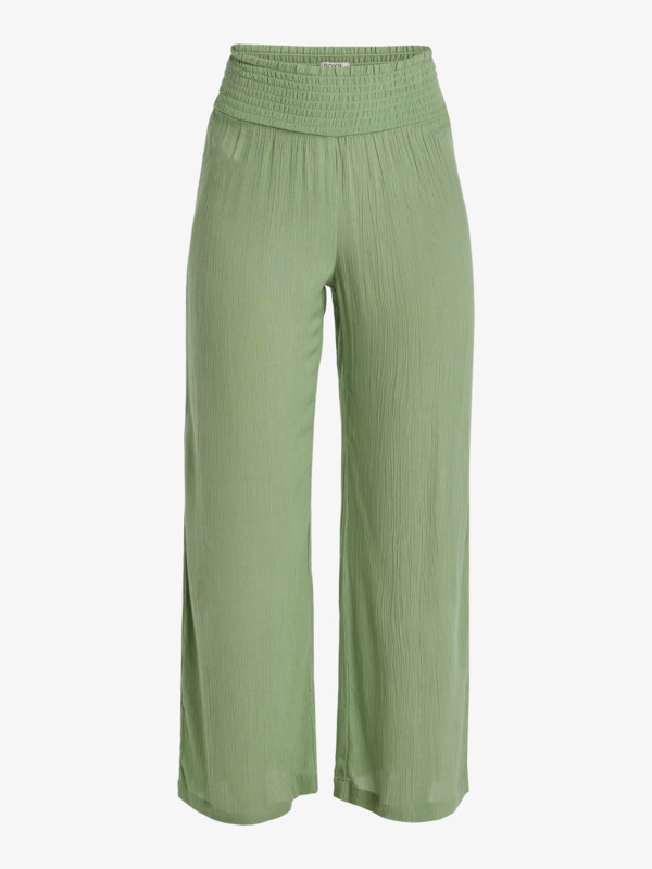 4 Along The Beach - Beach Pants for Women Green ERJX603438 Roxy