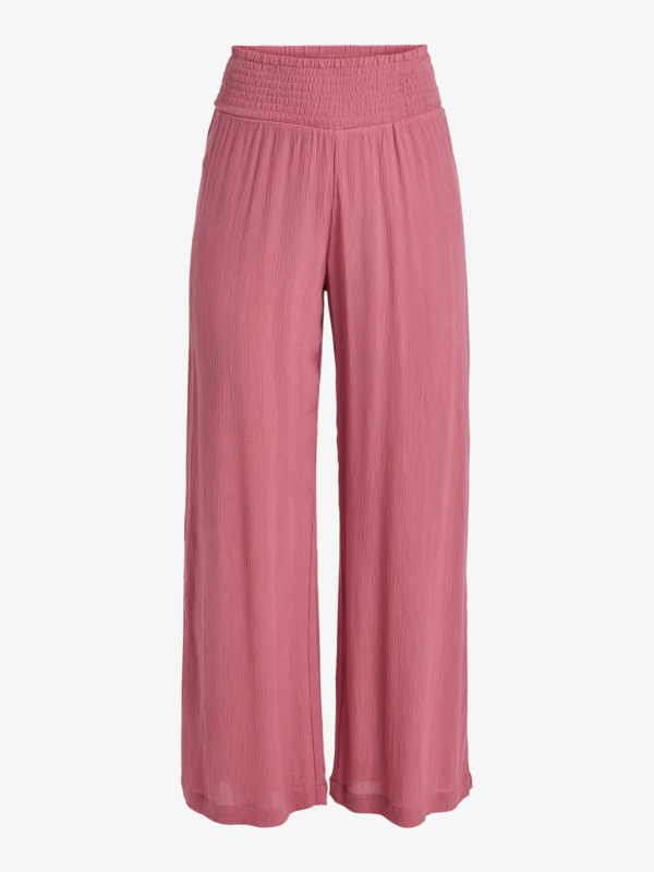 4 Along The Beach - Pantalon léger pour Femme Rose ERJX603438 Roxy