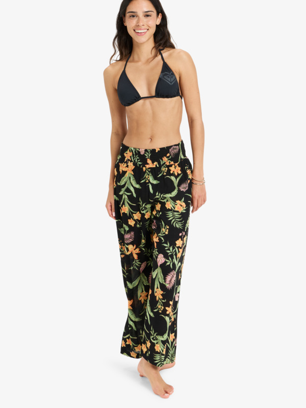 0 Along The Beach - Beach Pants for Women Black ERJX603439 Roxy