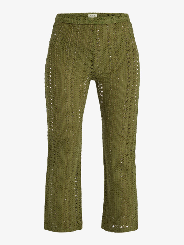 6 Lagos Dream - Pantalón Playero para Mujer Verde ERJX603452 Roxy