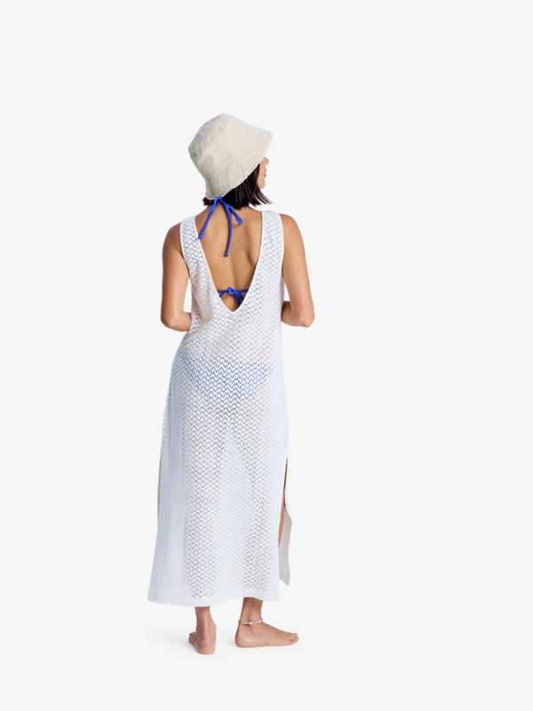 3 Playa Mood - Strandjurk voor Dames White ERJX603455 Roxy