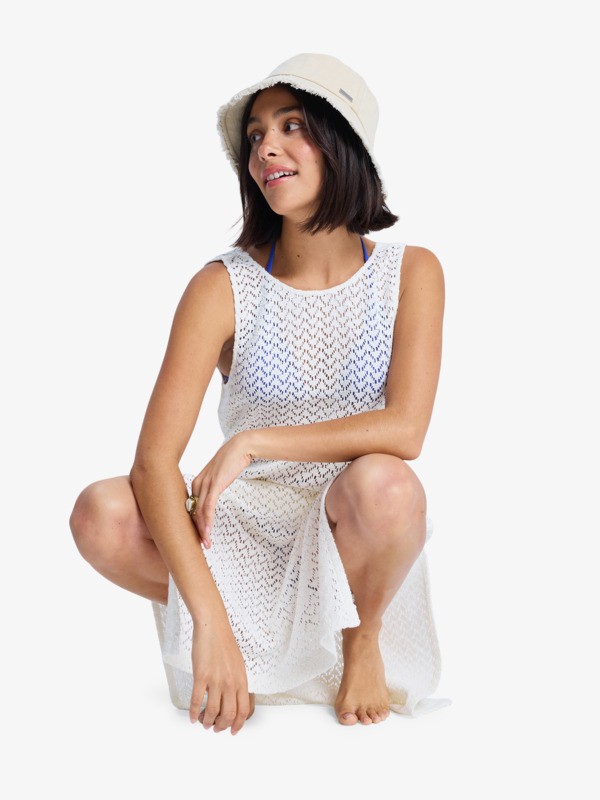 2 Playa Mood - Strandjurk voor Dames White ERJX603455 Roxy