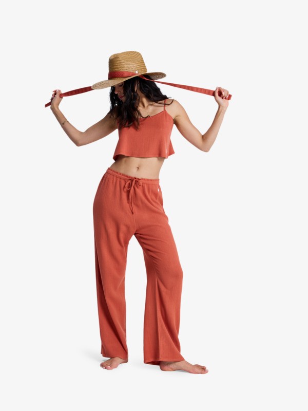 3 Nazare Surf Spot - Pantalon l&eacute;ger pour Femme Orange ERJX603492 Roxy