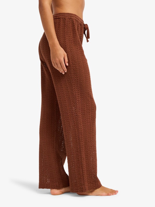 1 Mood Moving - Pantalon l&eacute;ger pour Femme Marron ERJX603493 Roxy