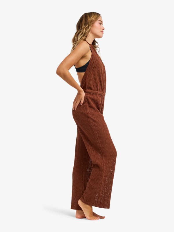 1 Luna Feeling - Beachy Jumpsuit for Women Brown ERJX603497 Roxy