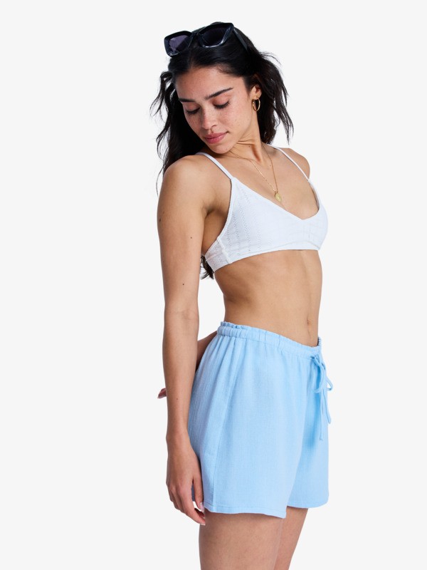 1 Nazare Surf Spot - Cal&ccedil;&otilde;es de praia para Mulher Azul ERJX603506 Roxy