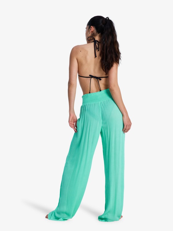 4 Along The Sunset - Strandbroek voor Dames Green ERJX603509 Roxy