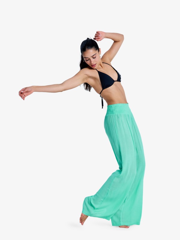 5 Along The Sunset - Strandbroek voor Dames Green ERJX603509 Roxy