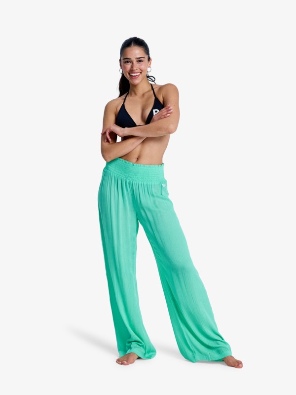 0 Along The Sunset - Strandbroek voor Dames Green ERJX603509 Roxy