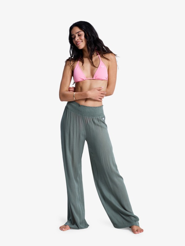 0 Along The Sunset - Strandbroek voor Dames Green ERJX603509 Roxy