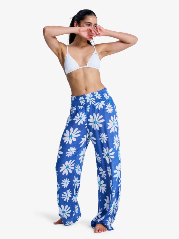 0 Along The Sunset - Strandbroek voor Dames Blue ERJX603510 Roxy