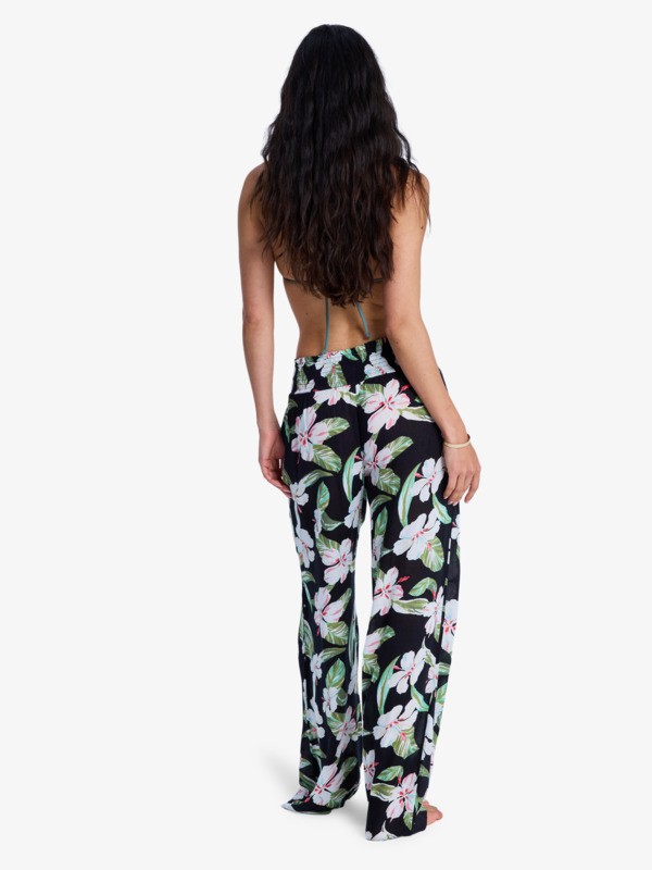 4 Along The Sunset - Strandbroek voor Dames Black ERJX603510 Roxy