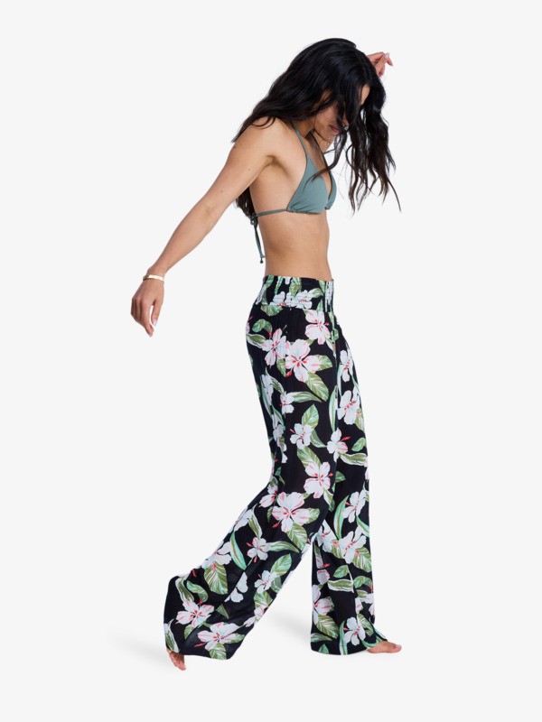 1 Along The Sunset - Strandbroek voor Dames Black ERJX603510 Roxy