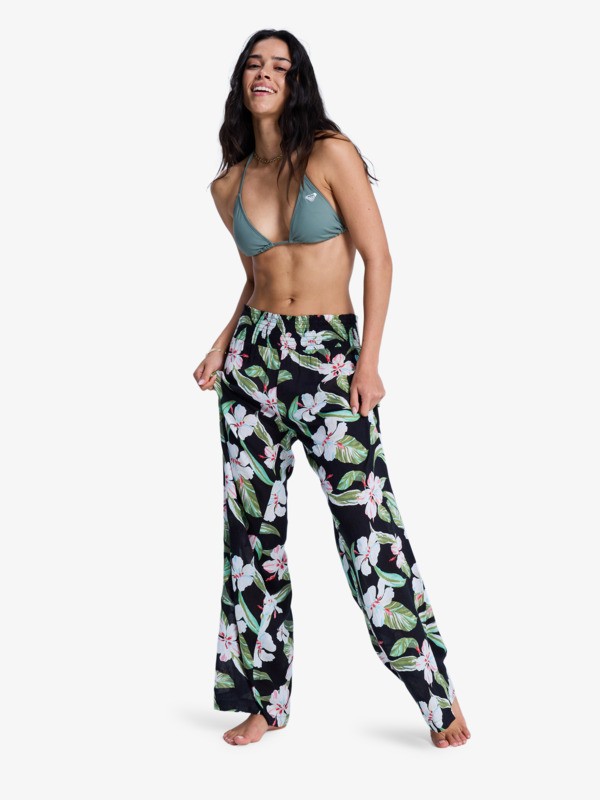 3 Along The Sunset - Strandbroek voor Dames Black ERJX603510 Roxy