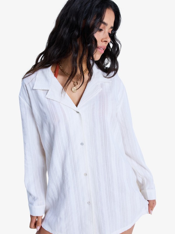 0 Sunset Back - Camicia copricostume da Donna White ERJX603512 Roxy